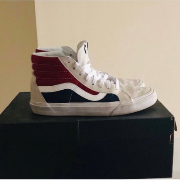 Vans sk8-hi reissue white/red - Picture 1 of 3